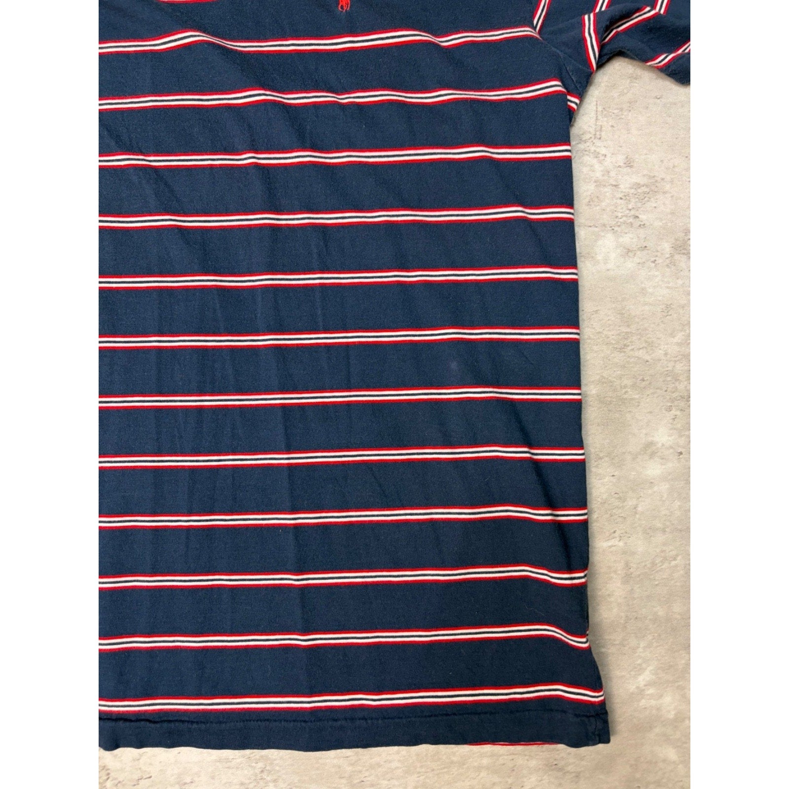 Vintage Polo Ralph Lauren Embroidered Pony Striped T-Shirt Size 2XL