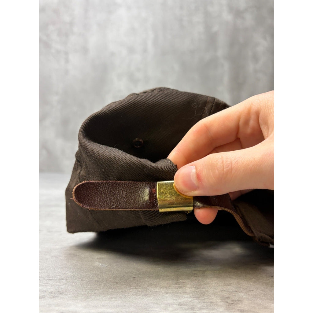 Vintage Team Amana Embroidered Spellout Golf Strapback Hat OSFA