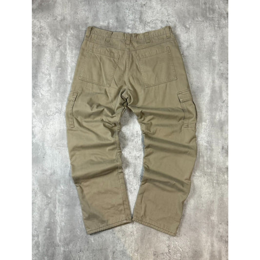 Vintage Wrangler Authentics Khaki Utility Cargo Pants Size 38 Beige
