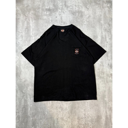 Vintage Harley Davidson Motorcycles #1 Graphic Pocket T-Shirt Size 2XL