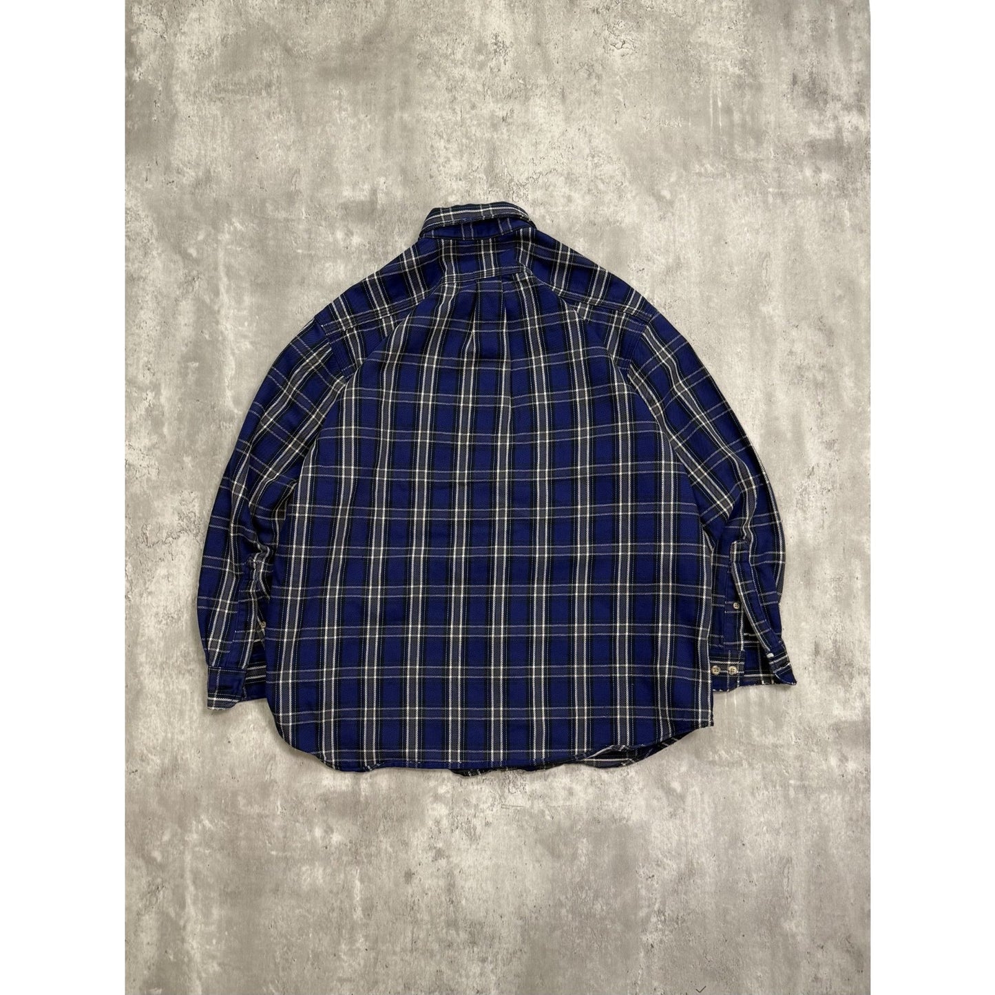 Vintage Carhartt Plaid Double Pocket Workwear Long Sleeve Button Up Shirt Large