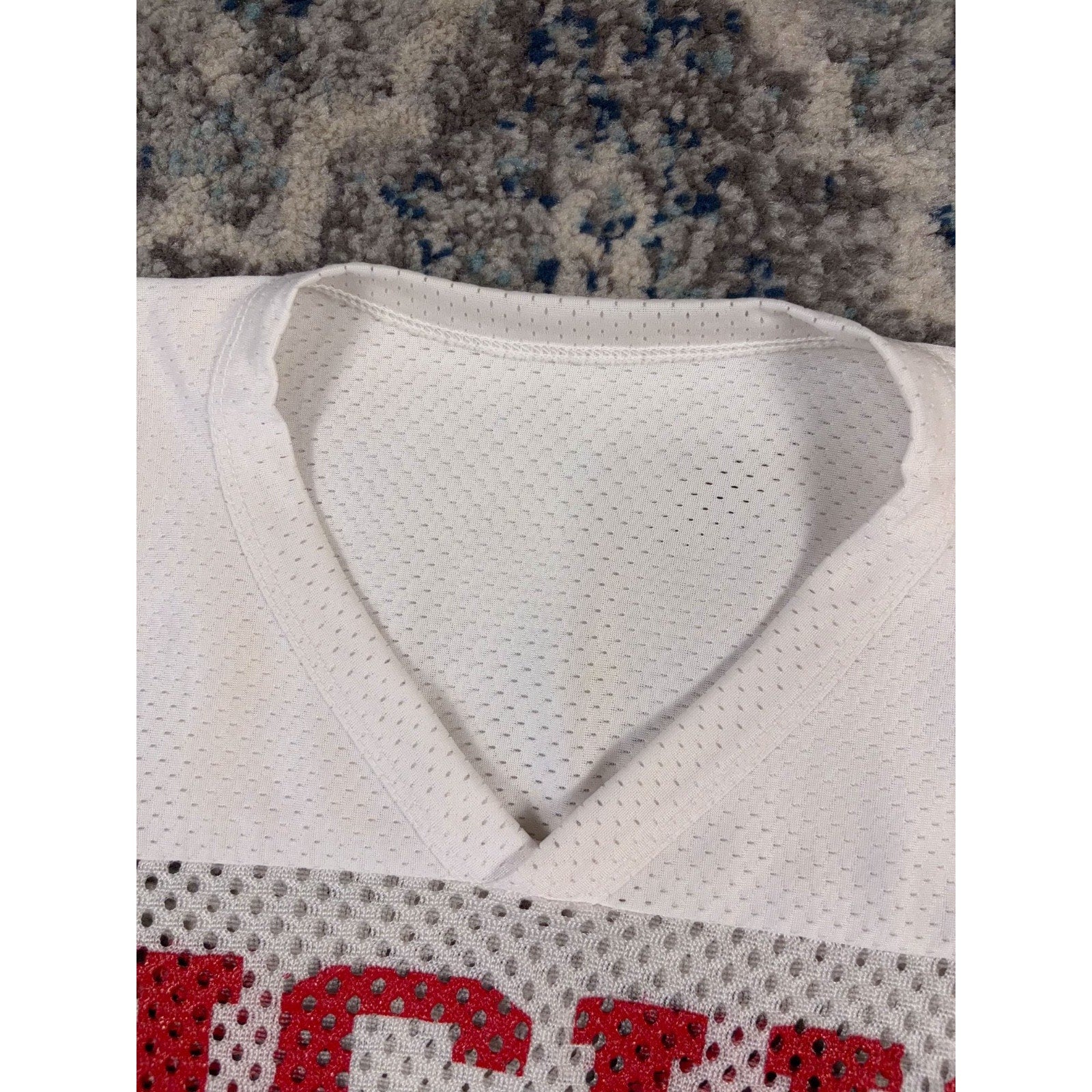 Vintage 80s/90s HCHS #44 NCAA Mesh Champion Lacrosse Jersey Size Large