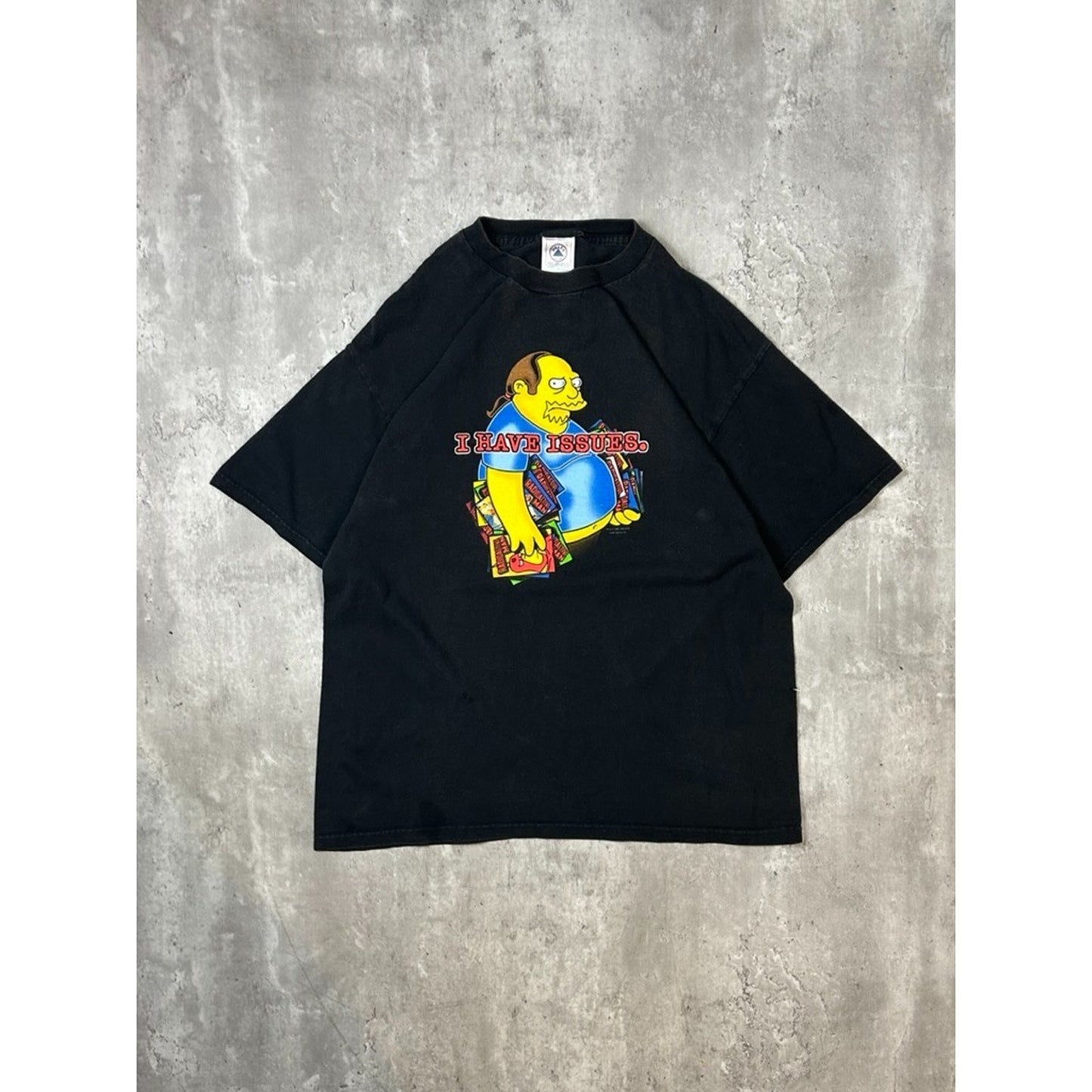 Vintage 2000s The Simpsons Cartoon Character Tv Show Promo T-Shirt Size Large
