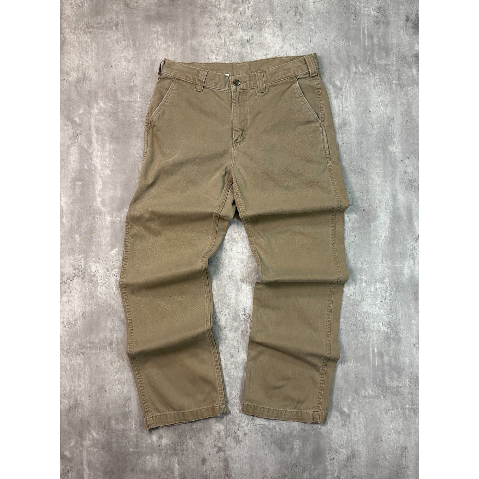 Vintage Carhartt Canvas Workwear Relaxed Fit Five Pocket Pants Size 33
