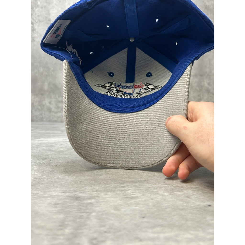 Vintage CarQuest Racing Embroidered Spellout Nascar Strapback Hat OSFA