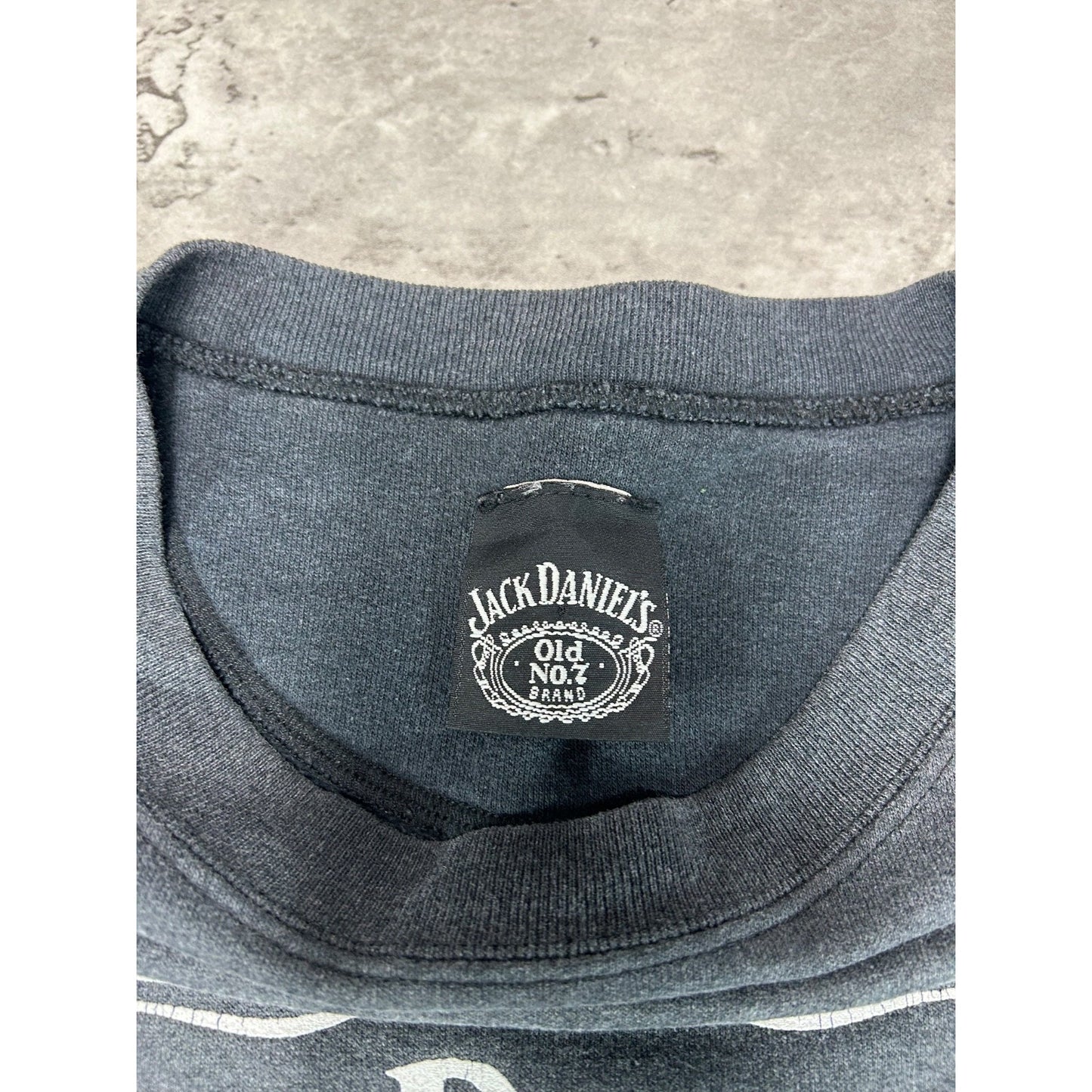 Vintage 1998 Jack Daniels Whiskey Classic Graphic Sweatshirt Size 2XL Black