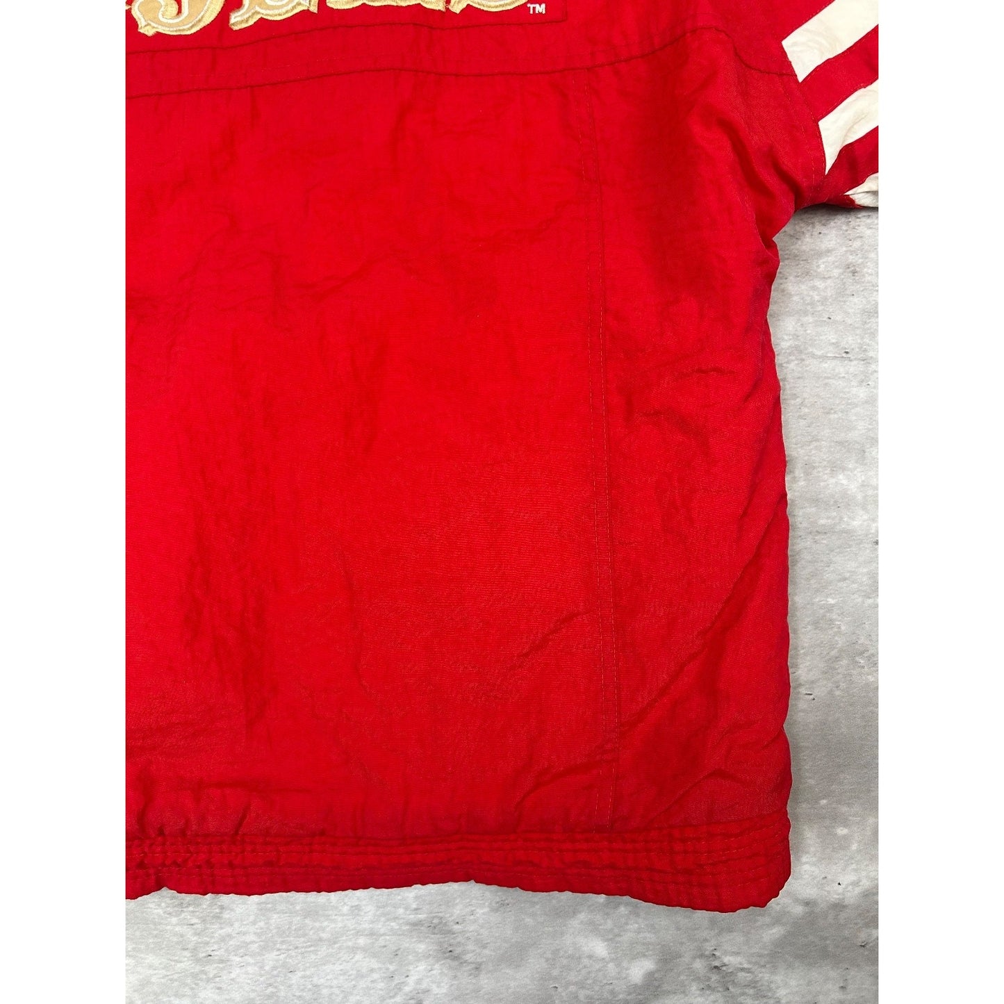 Vintage San Francisco 49ers NFL Starter Full Zip Insulated Jacket Size Medium