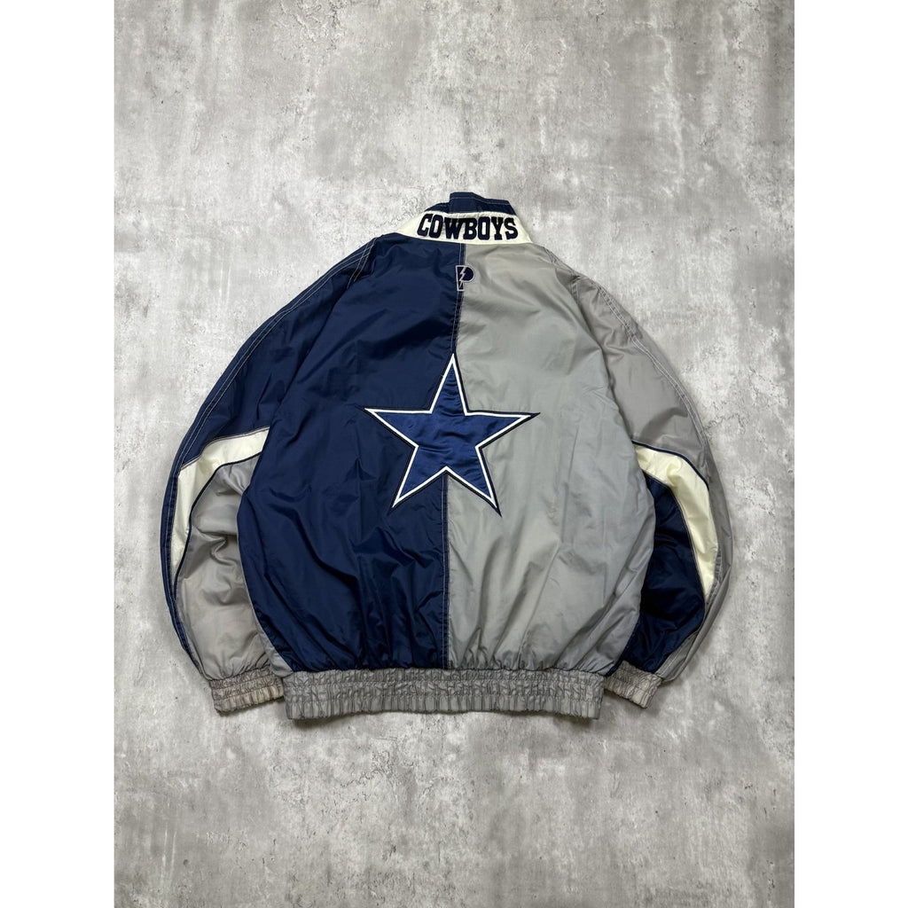 Vintage Dallas Cowboys NFL Pro PlayerEmbroidered Logo Jacket Size XL