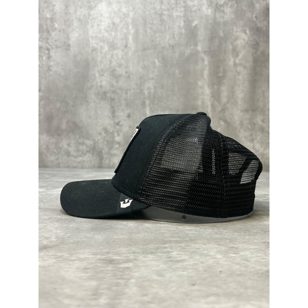Vintage 90s Goat Animal Graphic Embroidered Patch Trucker Snapback Hat OSFA