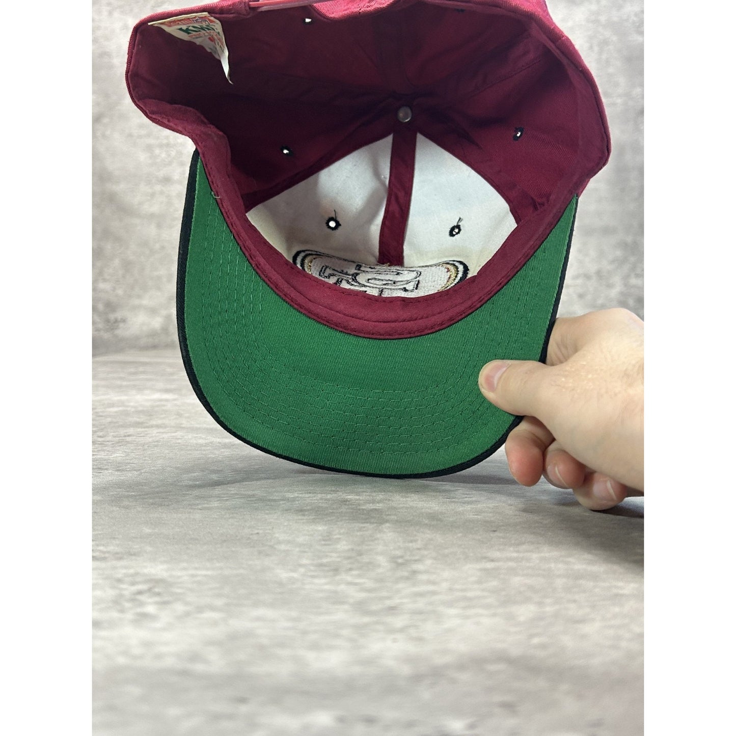 Vintage 90s San Francisco 49ers NFL Embroidered Logo Football Snapback Hat OSFA