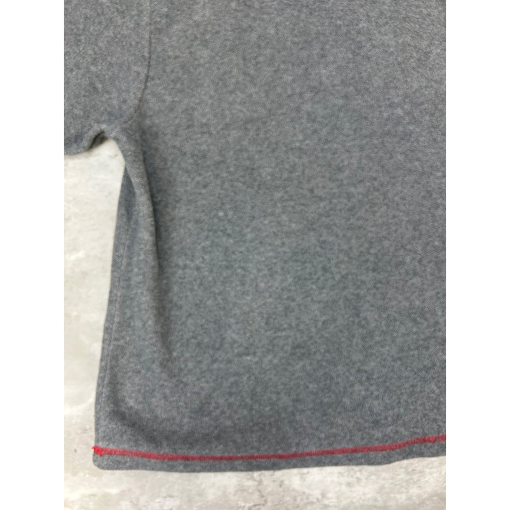 Vintage Disney Mickey Mouse Embroidered Fleece Hooded Sweatshirt Size XL