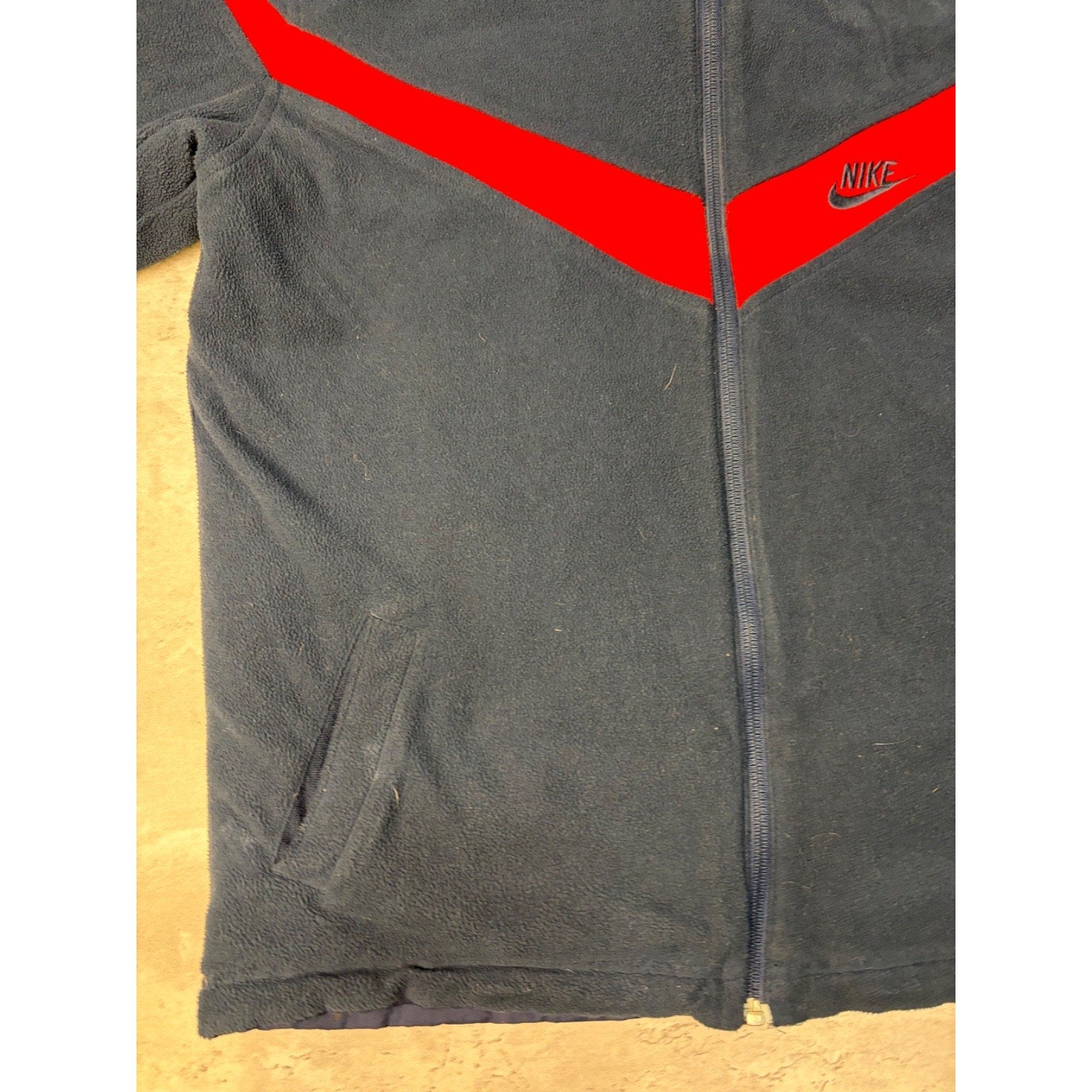 Vintage Nike Embroidered Spellout Full Zip Reversible Jacket Size XL YOUTH