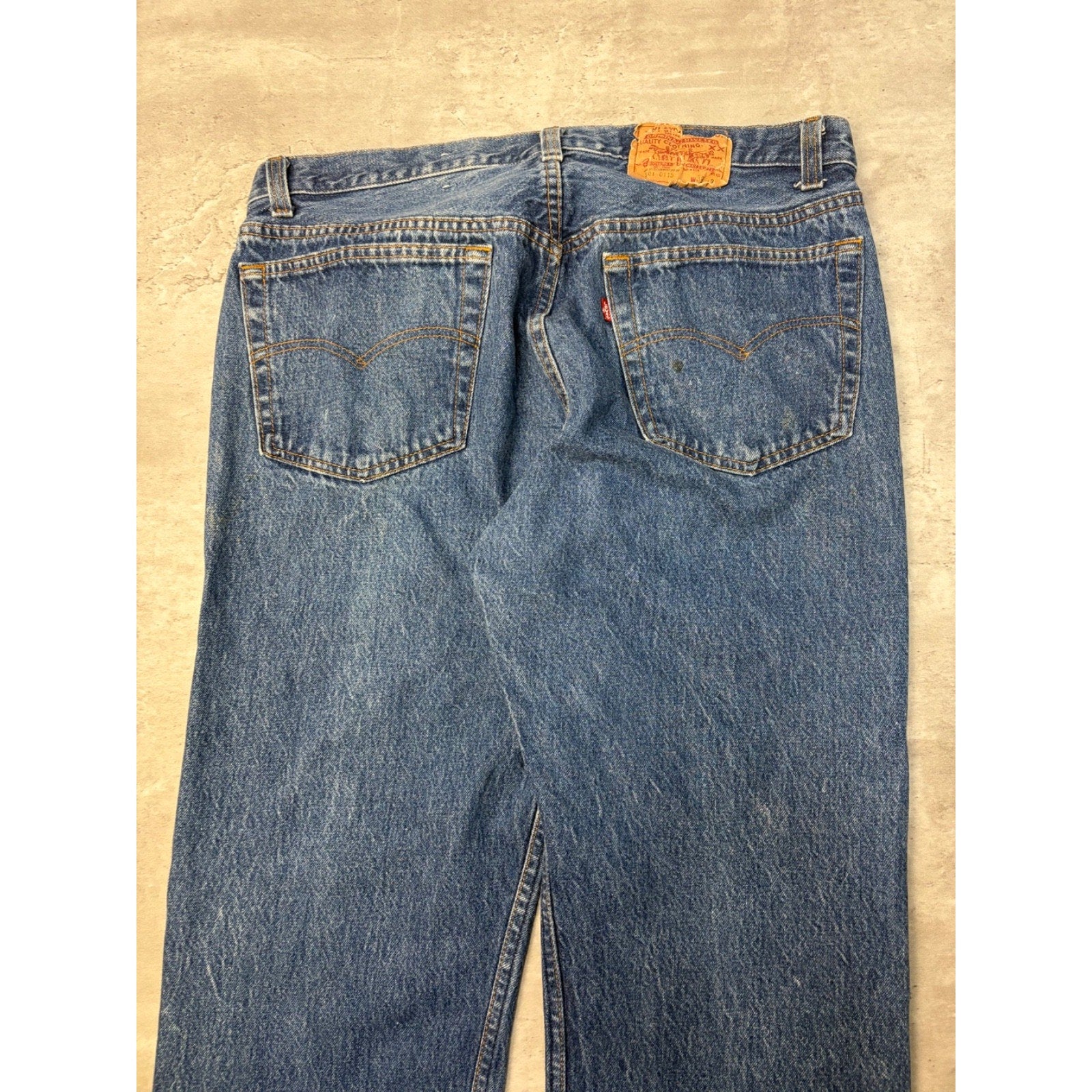 Vintage 80s/90s Levis XX Button Fly Dark Wash Denim Pants Size 36