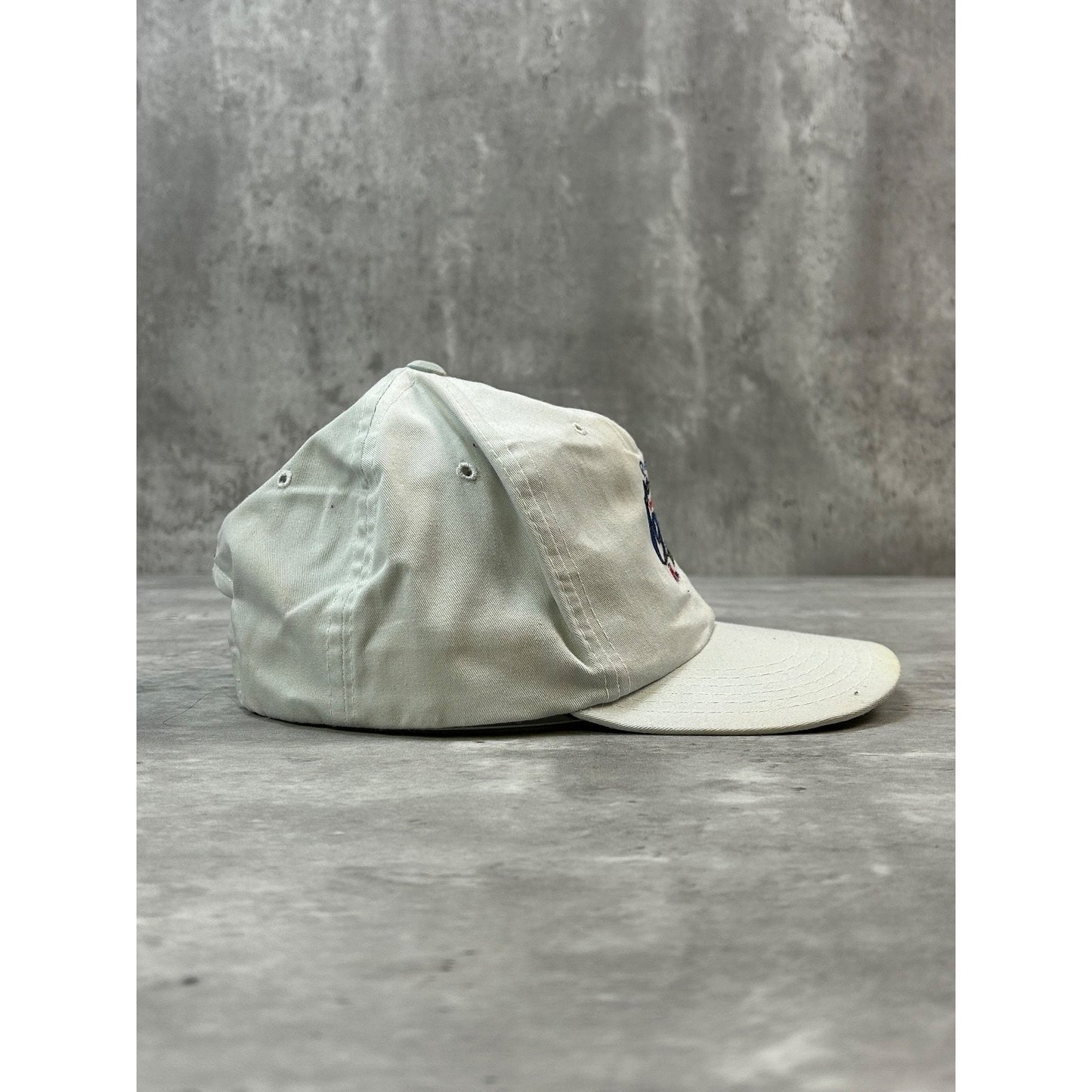 Vintage 1993 Quebec Nordiques NHL Embroidered Spellout Snapback Hat OSFA