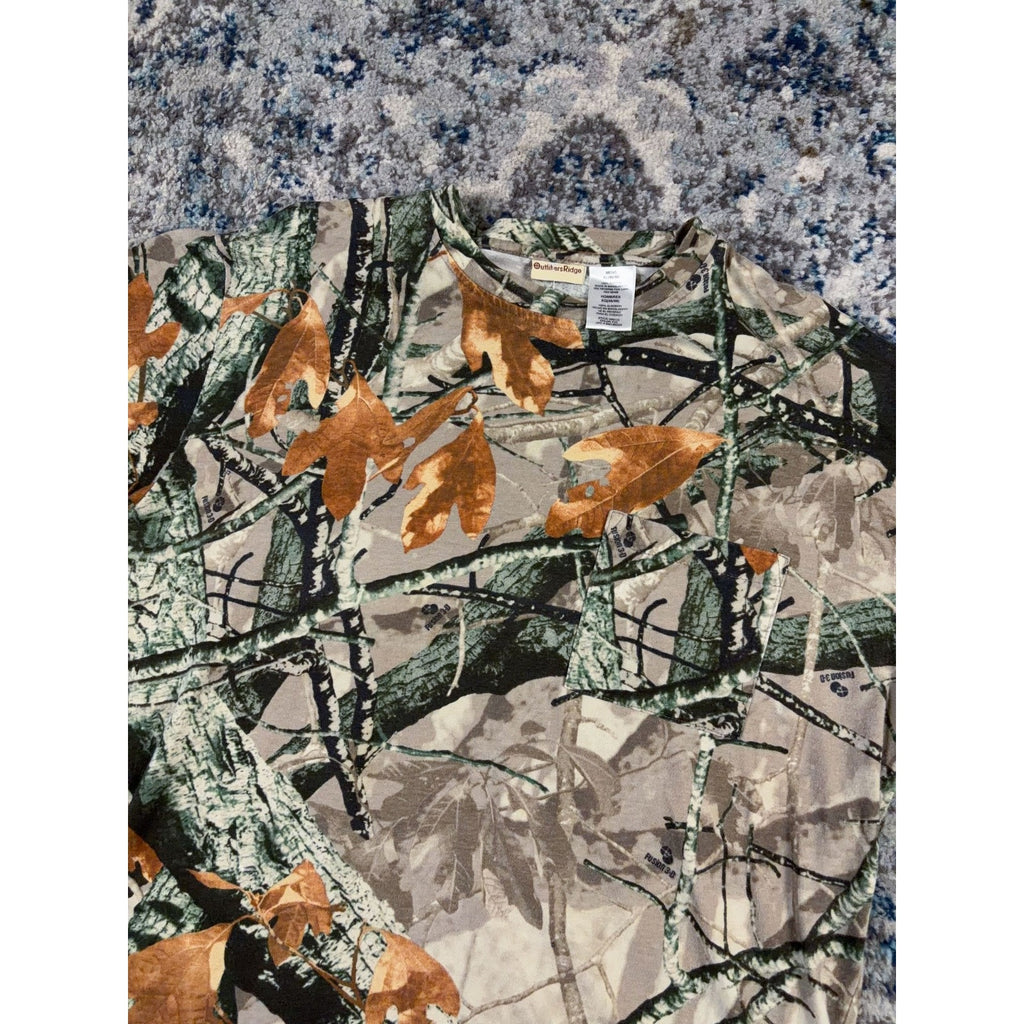 Vintage Outfitters Ridge Fusion 3D Camo Long Sleeve Hunting T-Shirt Size XL