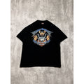 Vintage Harley Davidson Flaming Classic Logo Hog Graphic T-Shirt Size XL