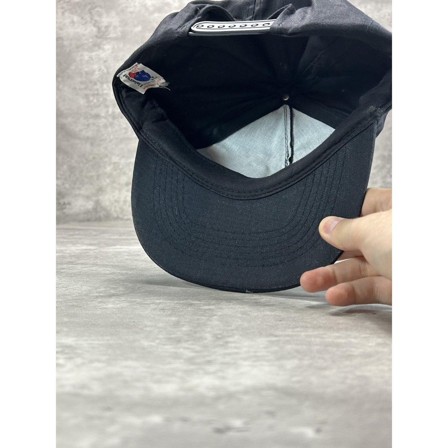 Vintage 90s The Sports Authority Graphic Spellout Snapback Hat OSFA