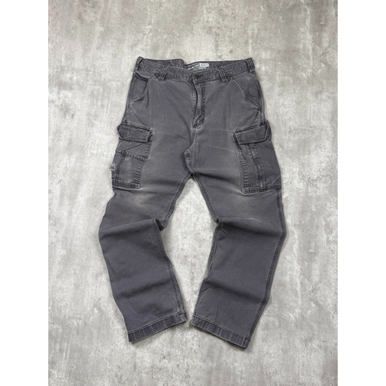 Vintage Carhartt Relaxed Fit Canvas Workwear Cargo Pants Size 35