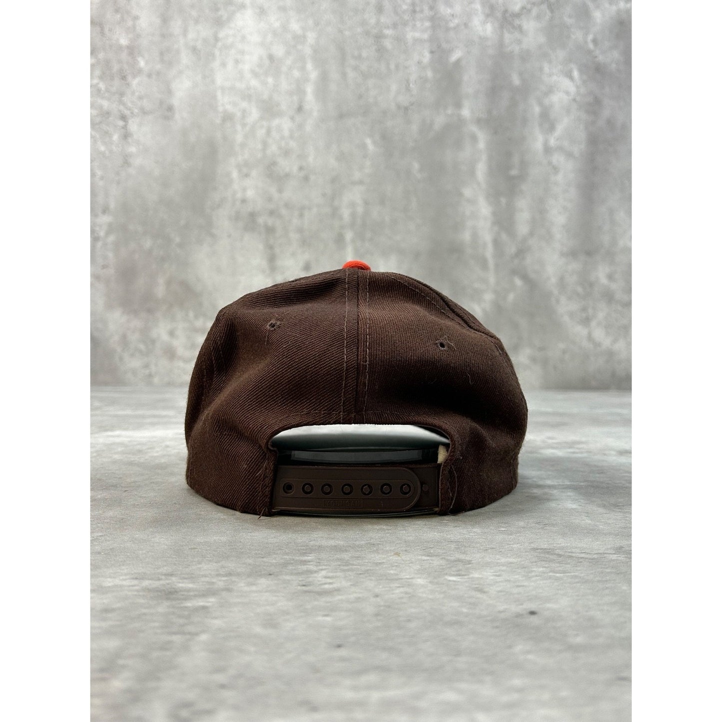 Vintage 90s Cleveland Browns NFL Embroidered Spellout Snapback Hat OSFA