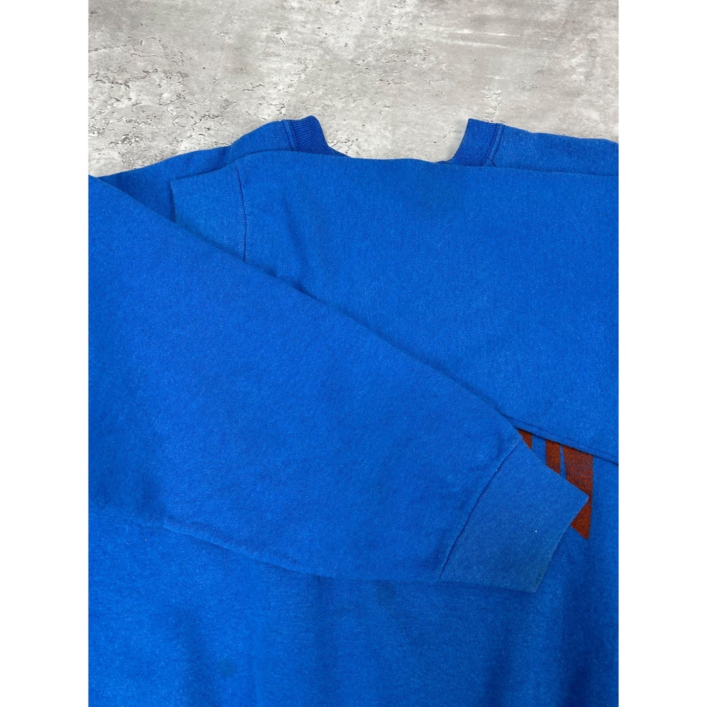 Vintage 80s/90s Wisconsin Badgers NCAA Arc Spellout Sweatshirt Size Large