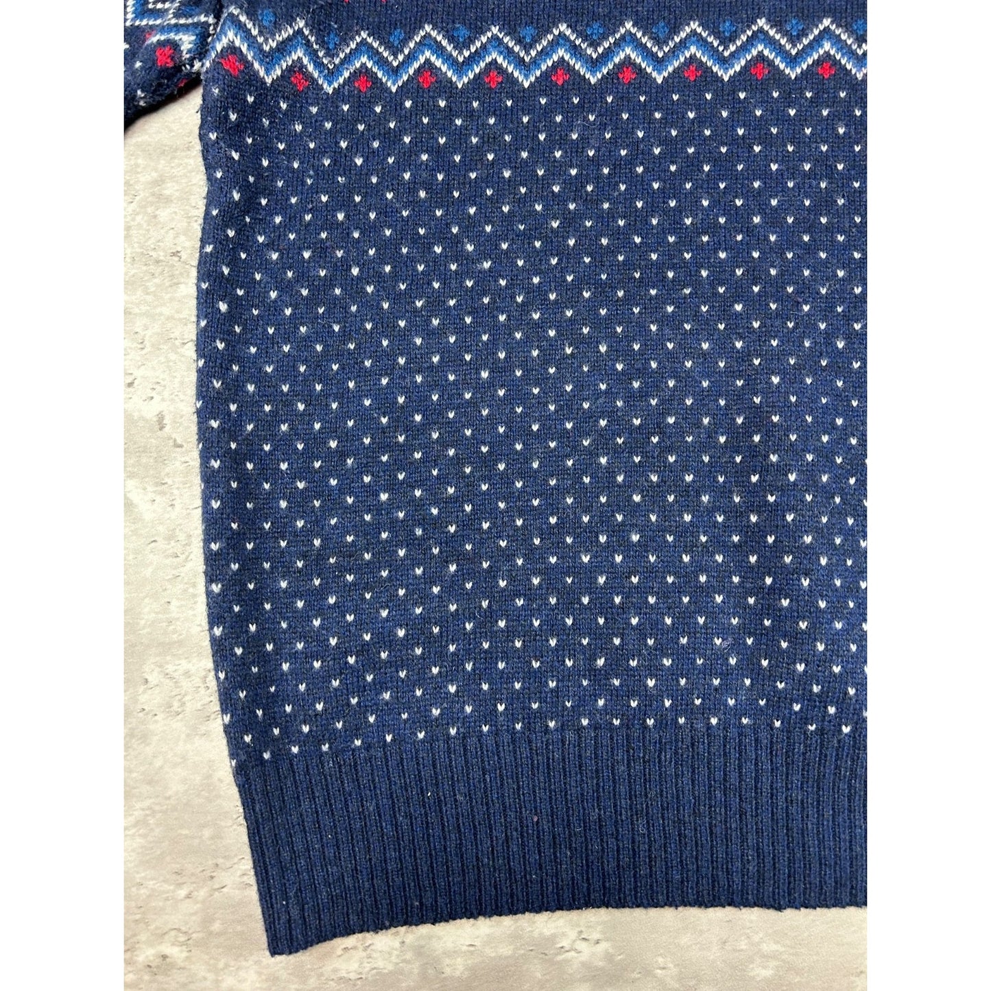 Vintage Urban Pipeline Geometric Striped Pullover Knit Sweater Size Medium