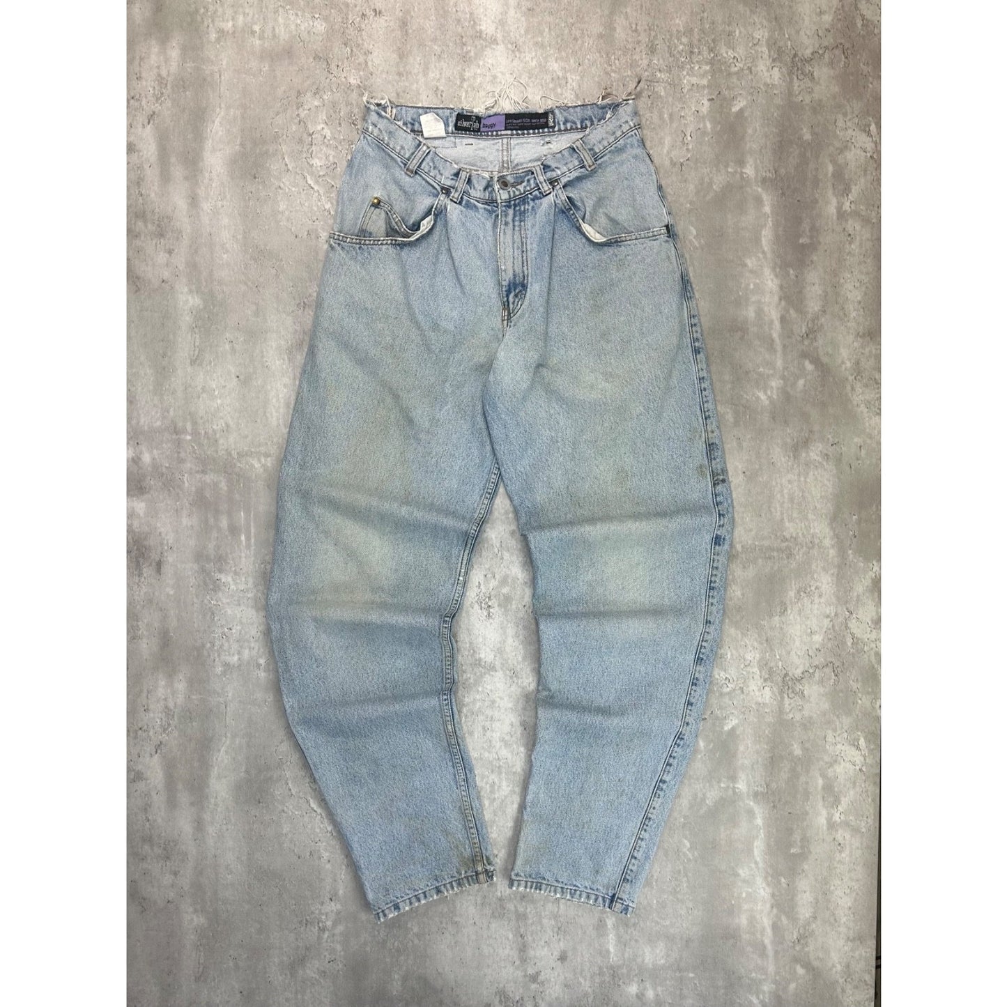 Vintage Y2K Levis Silvertab Baggy Fit Light Wash Denim Pants Size 30 Blue