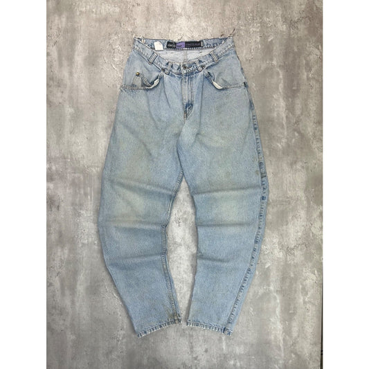 Vintage Y2K Levis Silvertab Baggy Fit Light Wash Denim Pants Size 30 Blue