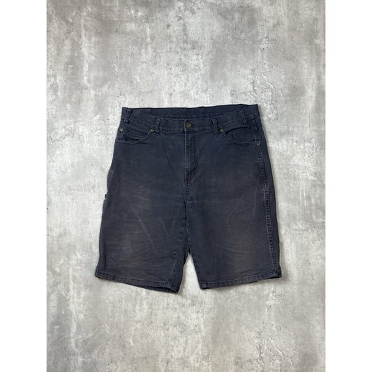 Vintage Dickies Canvas Workwear Five Pocket Shorts Size 35 Navy Blue