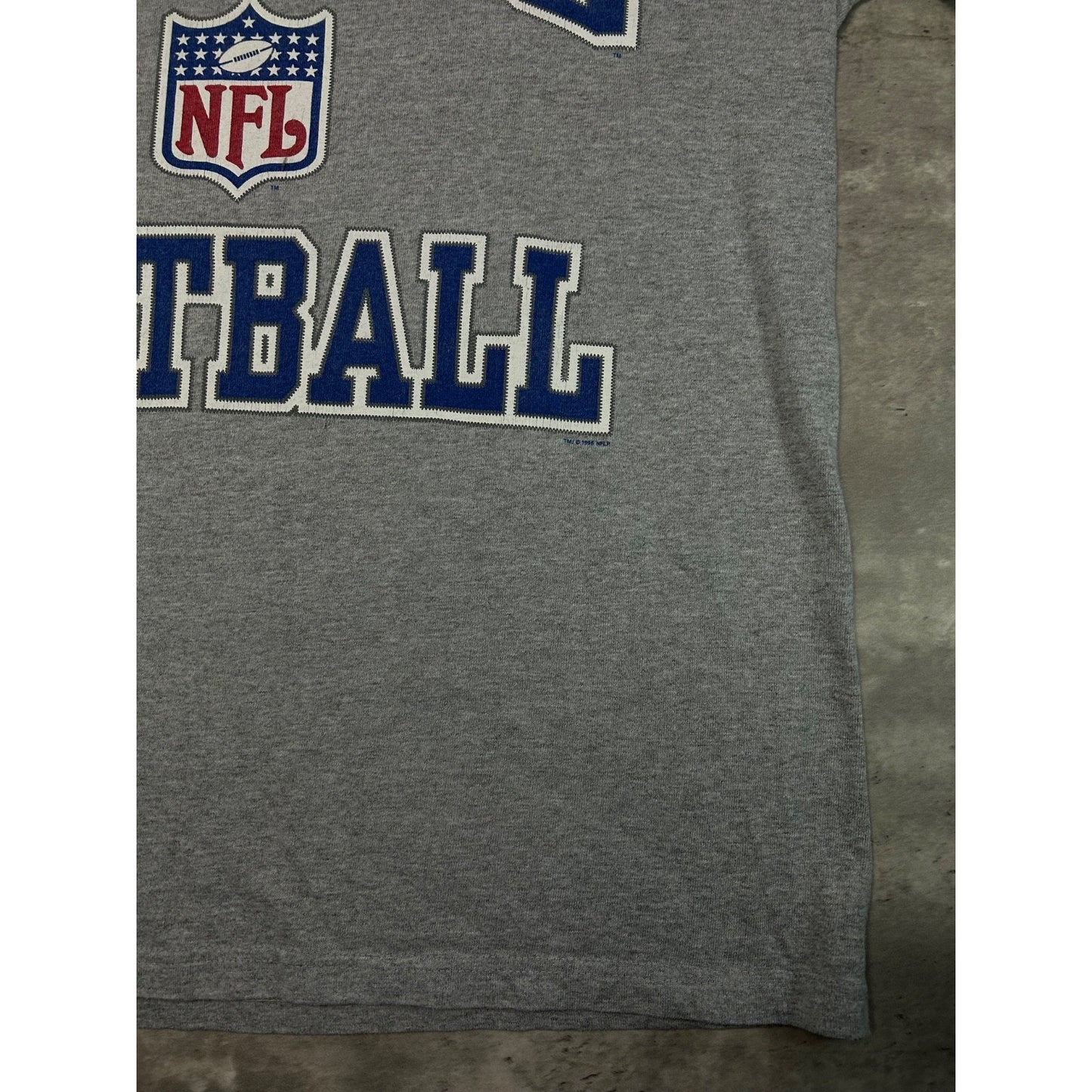 Vintage 90s Indianapolis Colts NFL Starter Spellout Football T-Shirt Size Large