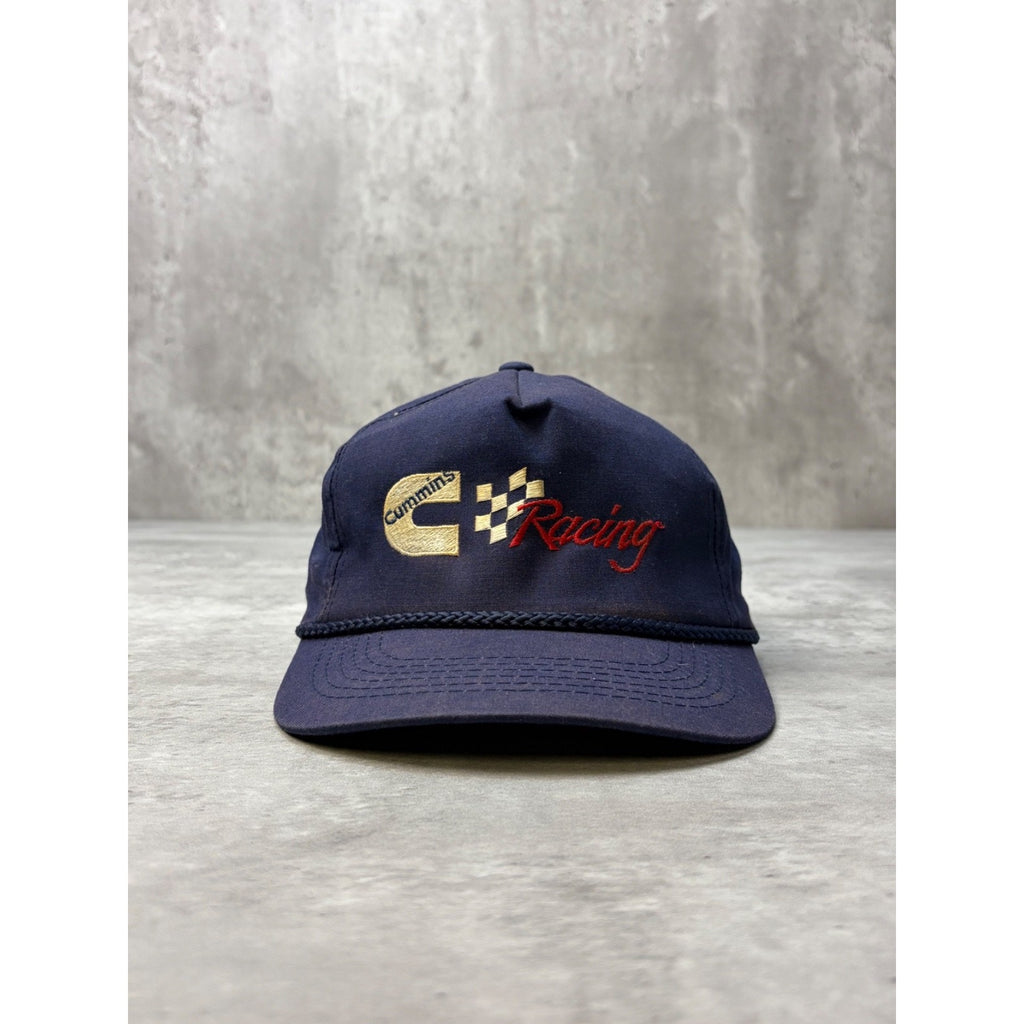 Vintage Cummins Racing Team Embroidered Logo Snapback Hat OSFA