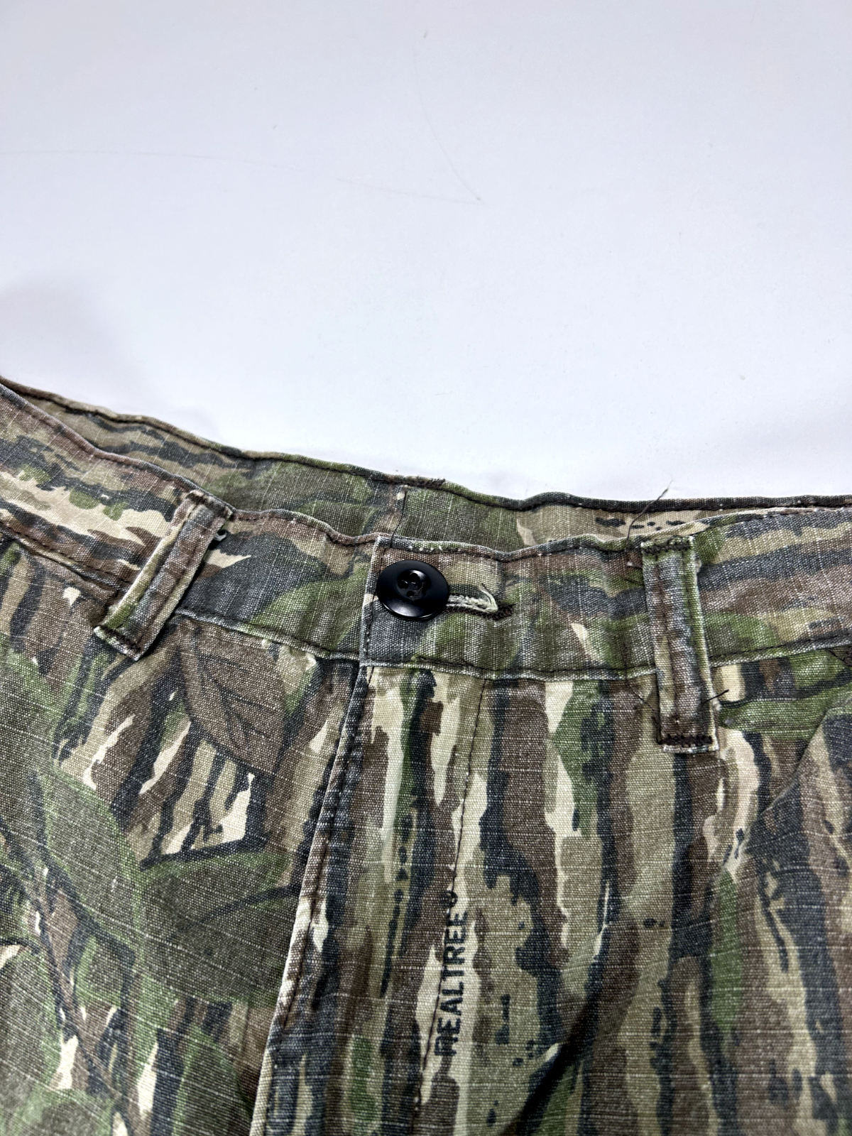 Vintage 90s Liberty Realtree Camo Cargo Ripstop Hunting Pants Size 34