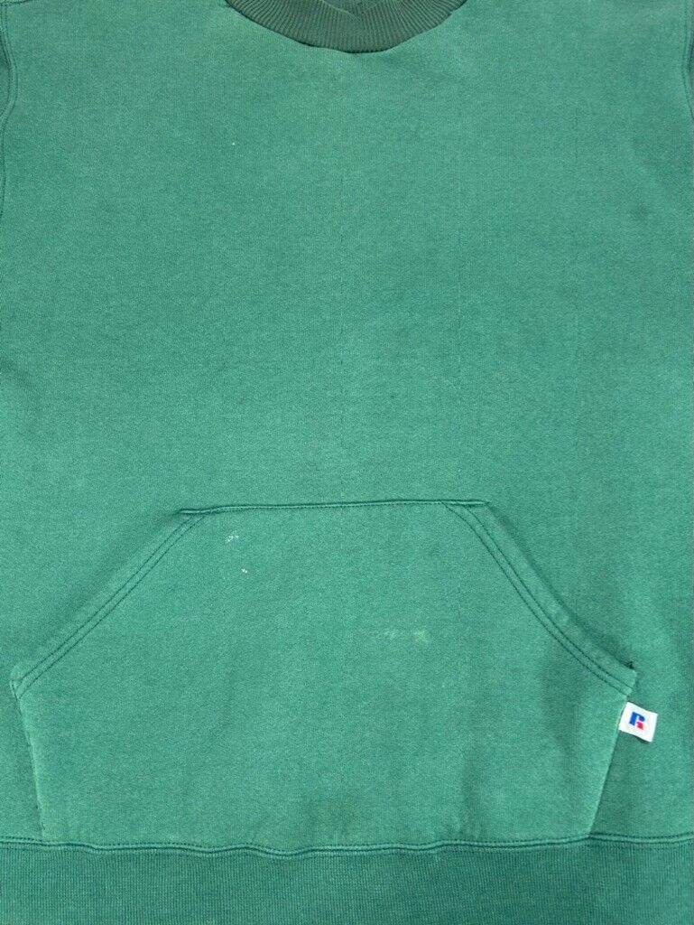 Vintage Russel Athletic Blank Pocket Crewneck Sweatshirt Size Large