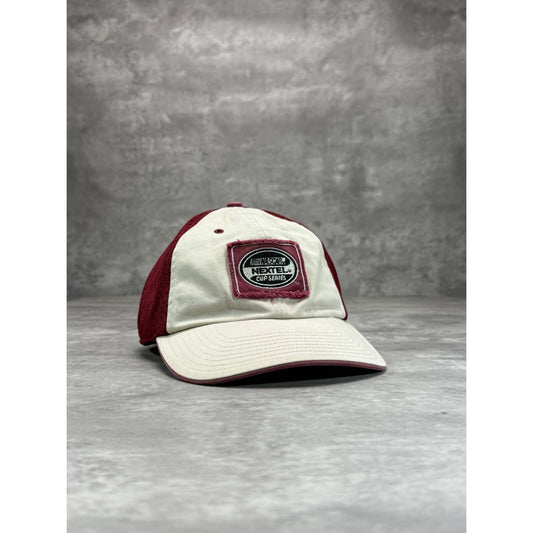 Vintage Nascar Nextel Racing Series Embroidered Patch Strapback Hat OSFA