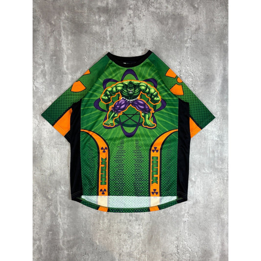Vintage 2002 The Incredible Hulk Marvel Comics Graphic Jersey Size Large