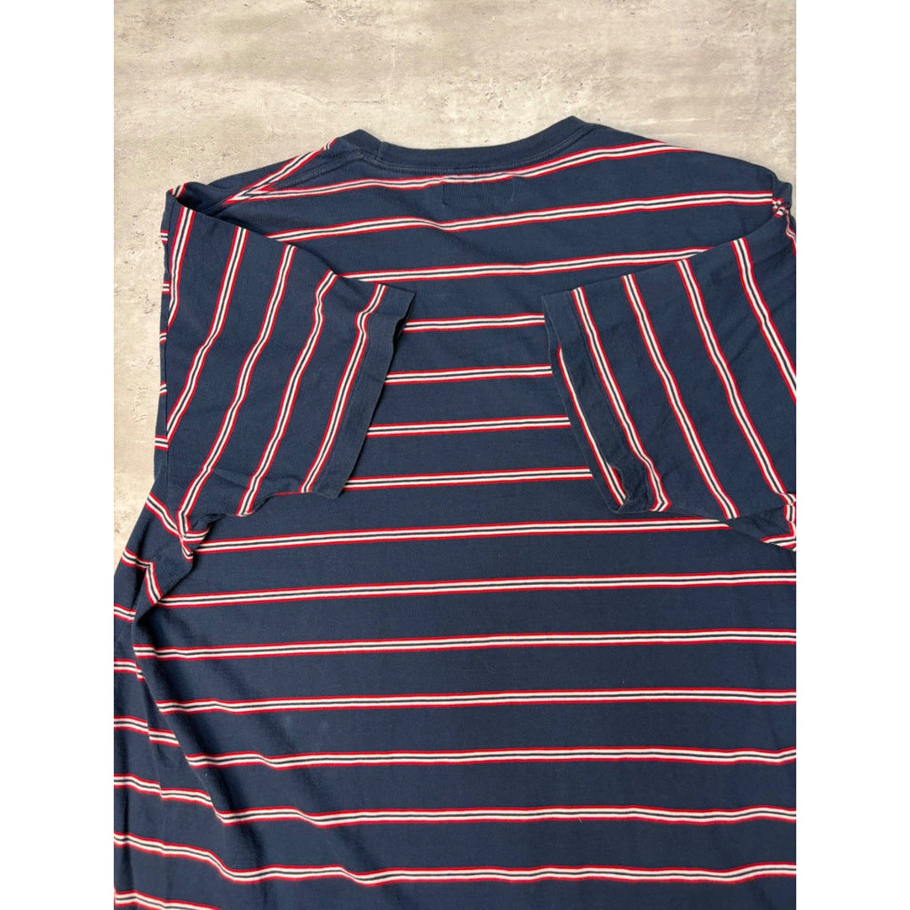 Vintage Polo Ralph Lauren Embroidered Pony Striped T-Shirt Size 2XL