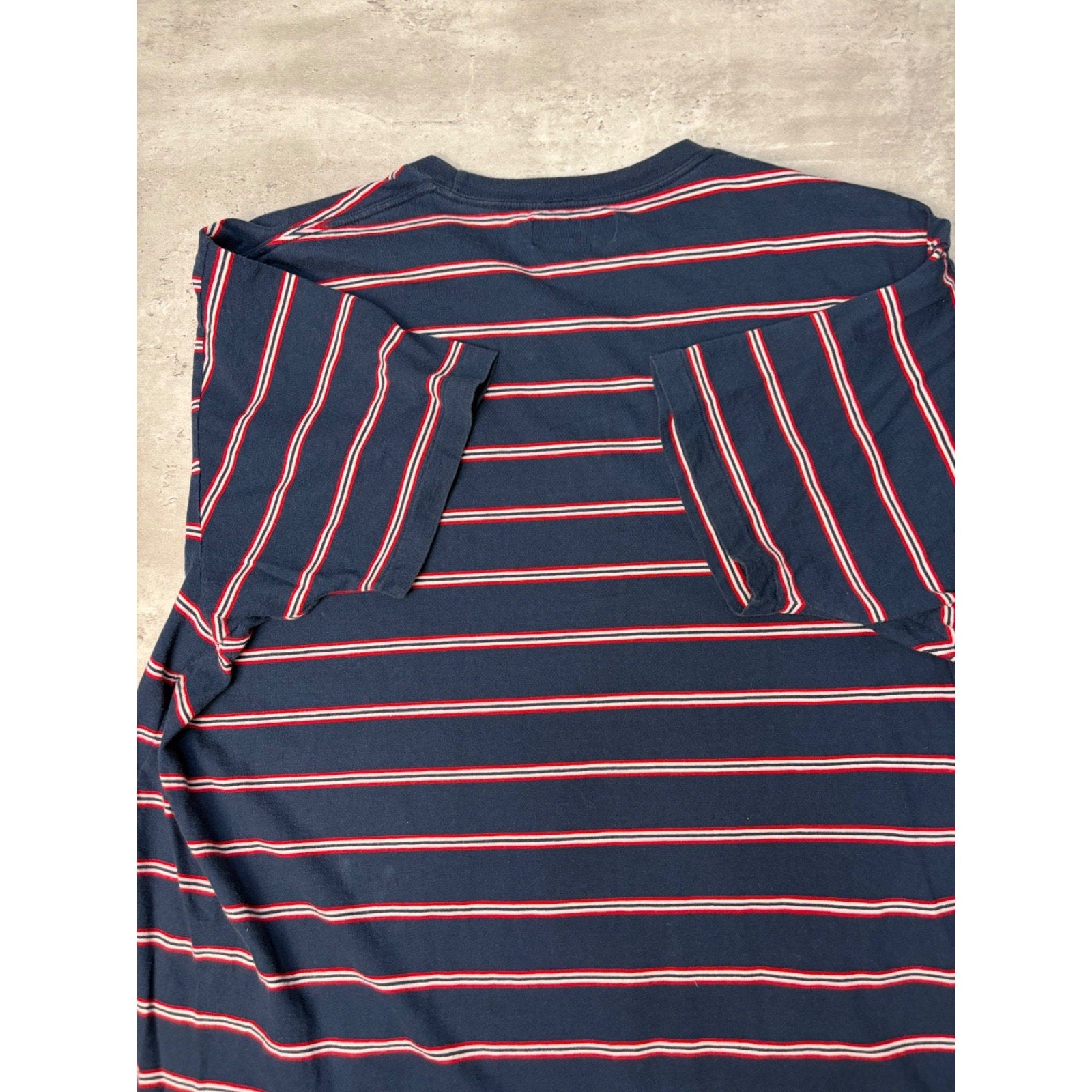 Vintage Polo Ralph Lauren Embroidered Pony Striped T-Shirt Size 2XL