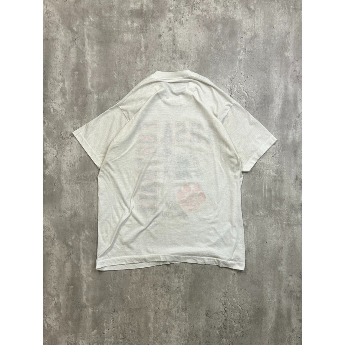 Vintage 1990 IHSA Football Playoffs Collegiate Spellout Graphic T-Shirt Size 2XL