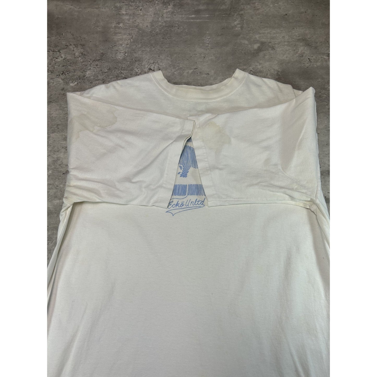 Vintage Y2K Ecko Unltd Classic Logo Graphic T-Shirt Size Large White
