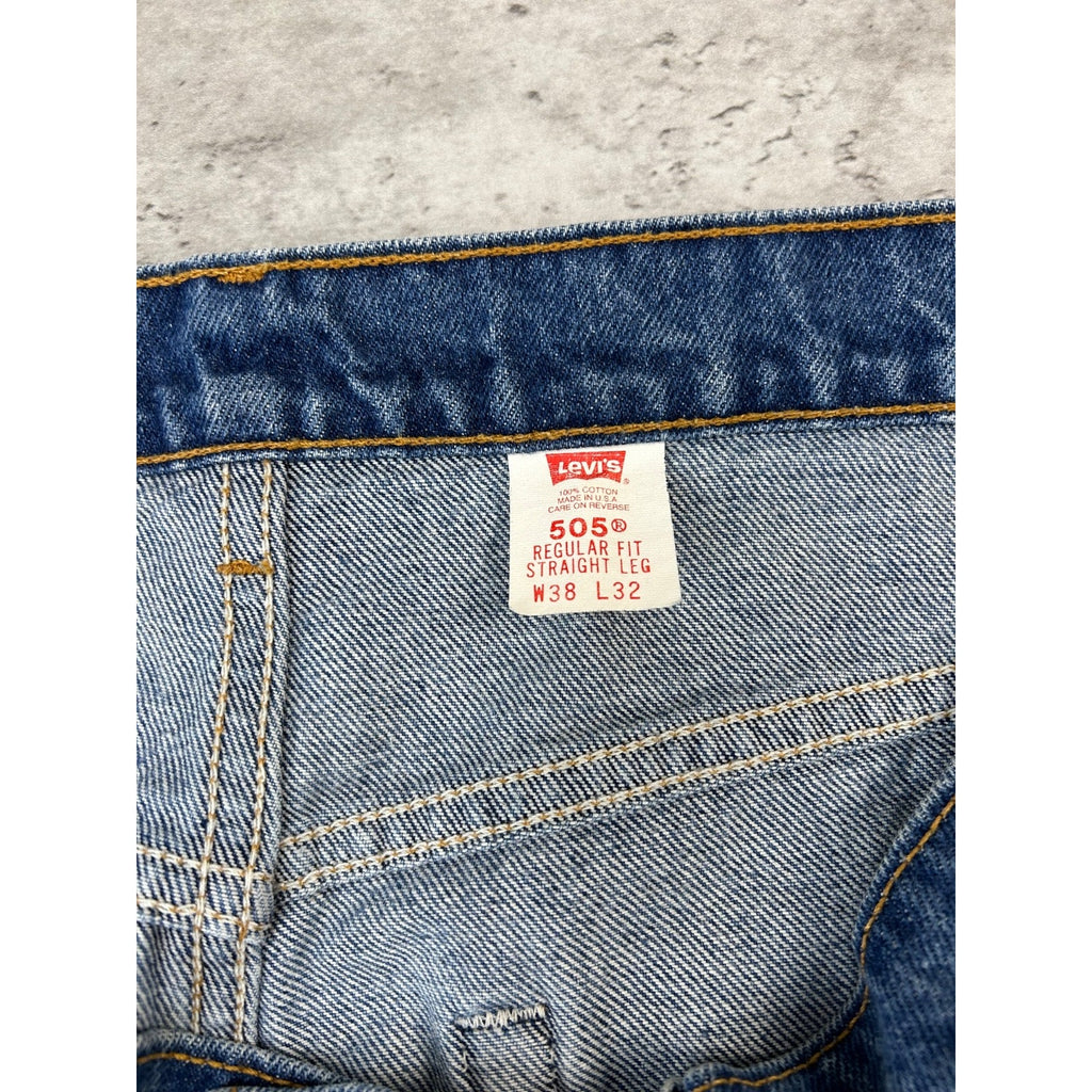 Vintage 90s Levis Red Tab Dark Wash Blue Denim Pants Size 37