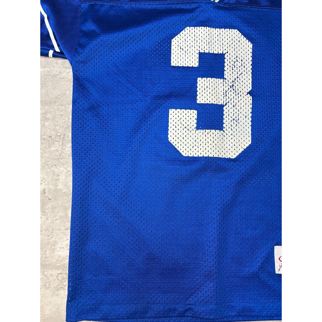 Vintage 90s Rick Mirer #3 Seattle Seahawks NFL Football Jersey Size YOUTH Large