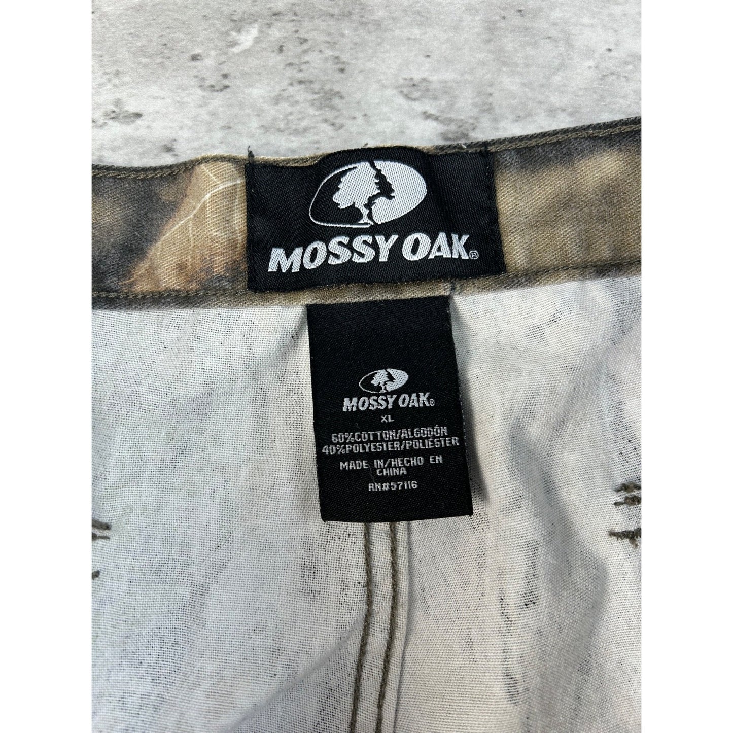 Vintage Women's Mossy Oak Tree Camo Hunting Cargo Pants Size XL