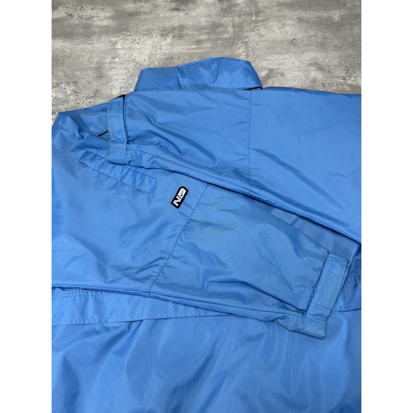 Vintage 2000s Nike Embroidered Swoosh 1/2 Zip Windbreaker Jacket Size Medium