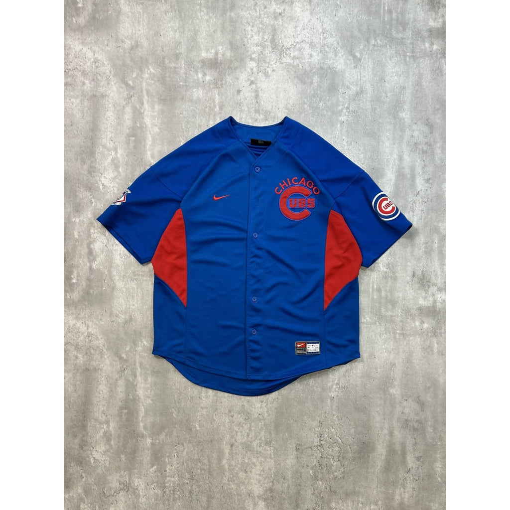 Vintage Chicago Cubs MLB Stitched Nike Baseball Jersey Size Large