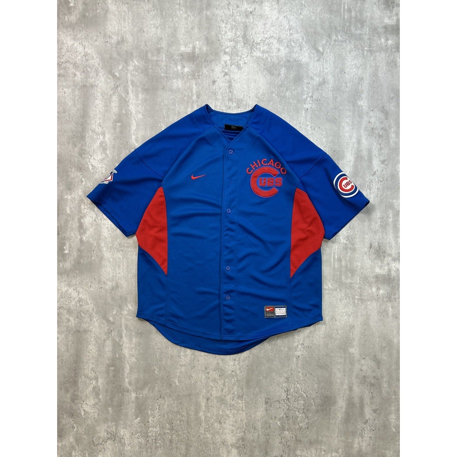 Vintage Chicago Cubs MLB Stitched Nike Baseball Jersey Size Large