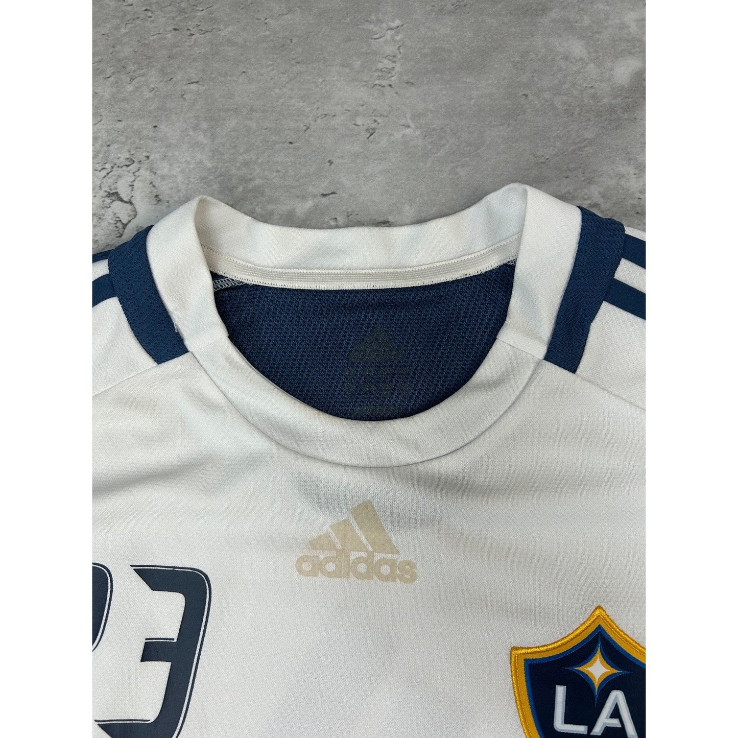 Vintage David Beckham #23 LA Galaxy MLS Retro Adidas Soccer Jersey Size Large