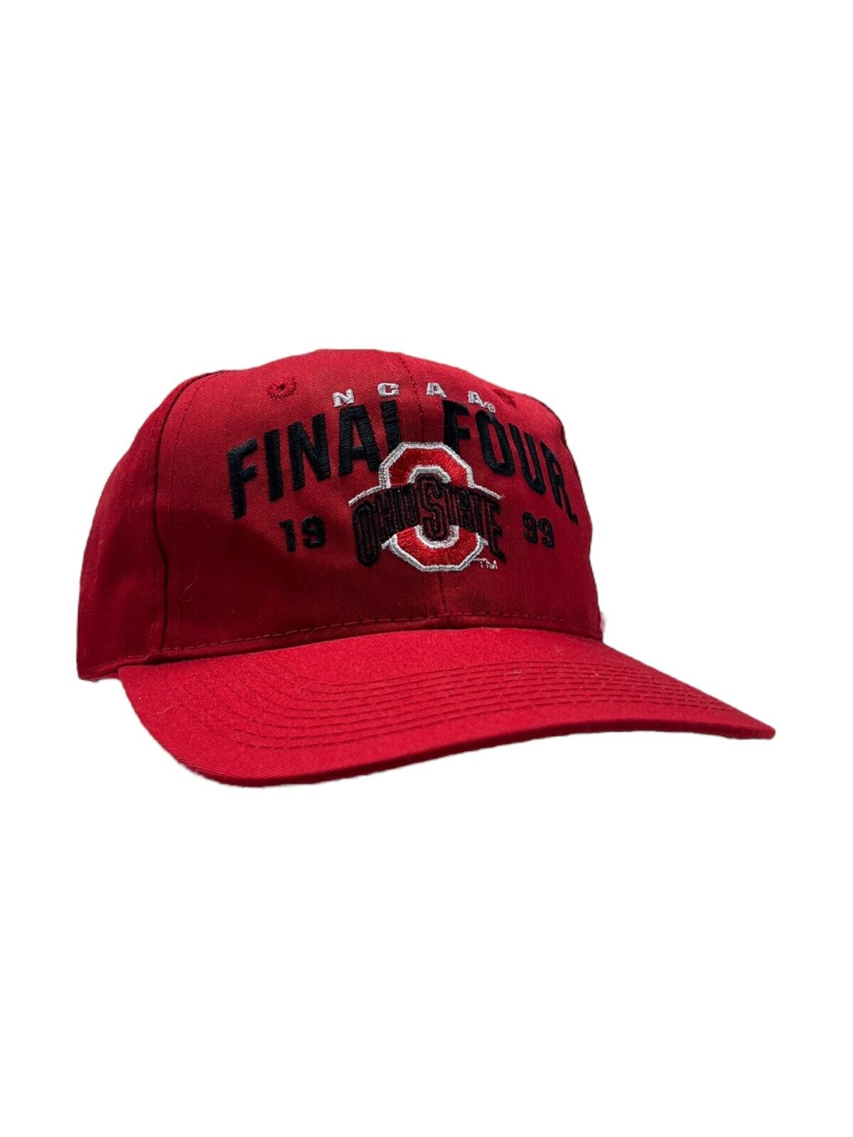 Vintage 1999 Ohio State Buckeyes NCAA Final Four Snapback Hat OSFA Red