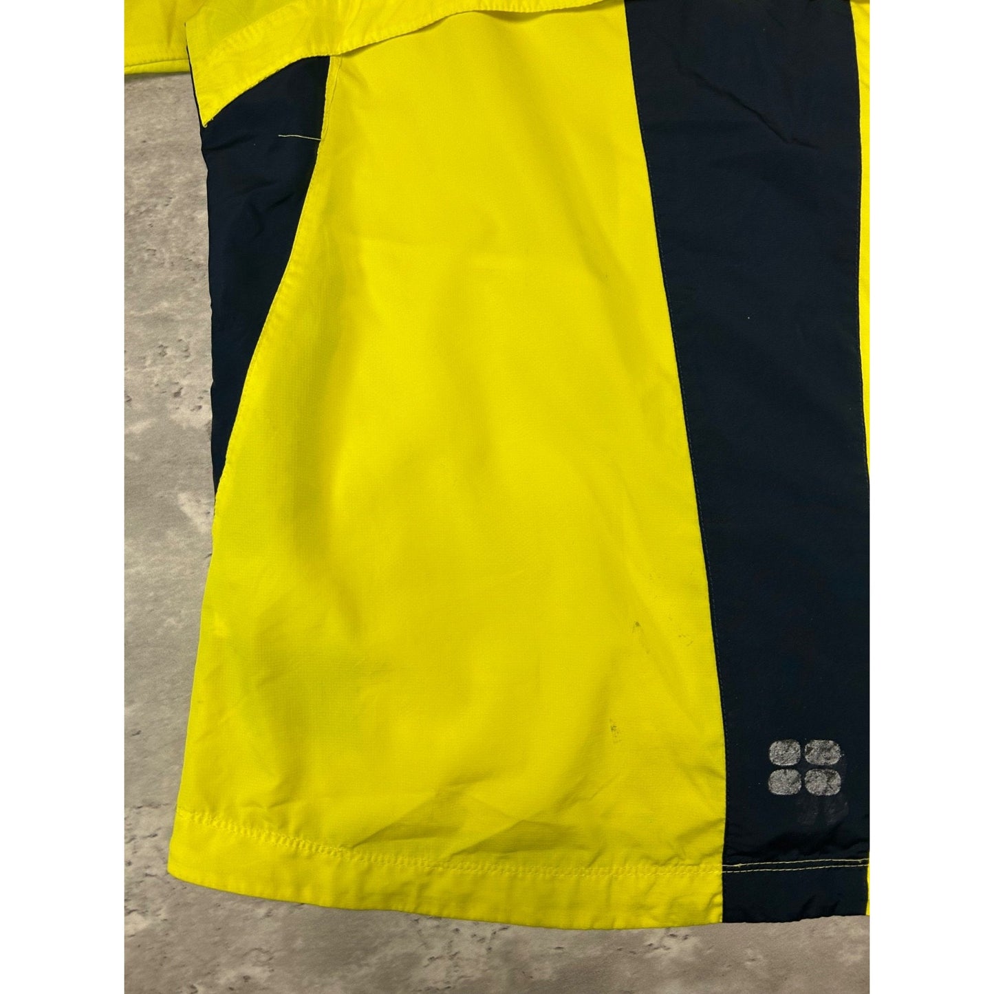 Vintage 2000s Nike Embroidered Swoosh Two Tone Windbreaker Jacket Medium YOUTH