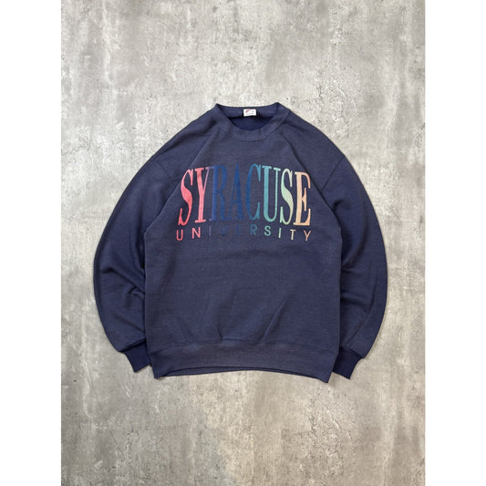 Vintage 90s Syracuse Orangemen NCAA Collegiate Spellout Sweatshirt Size Large