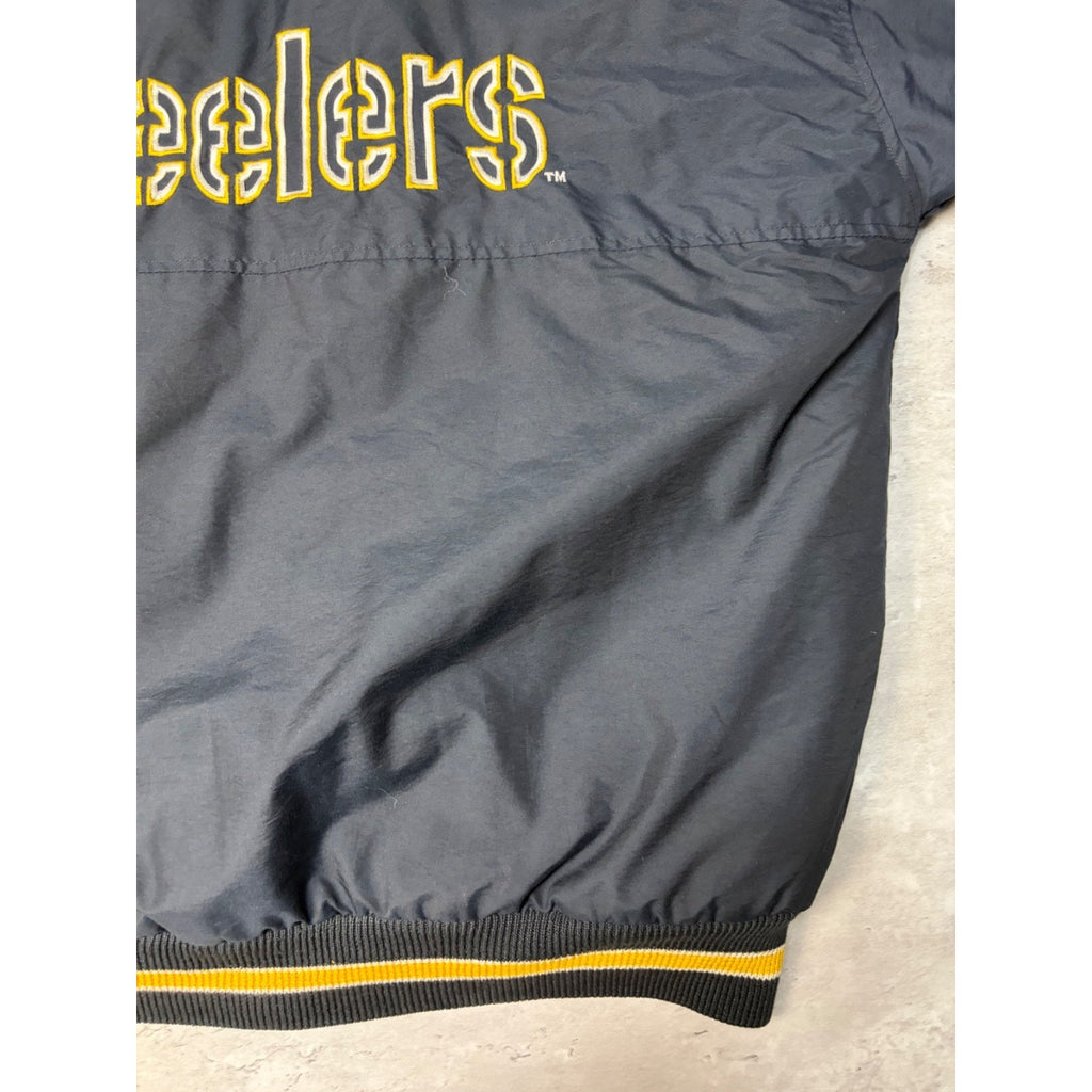Vintage Pittsburgh Steelers NFL Insulated Starter Bomber Jacket Size