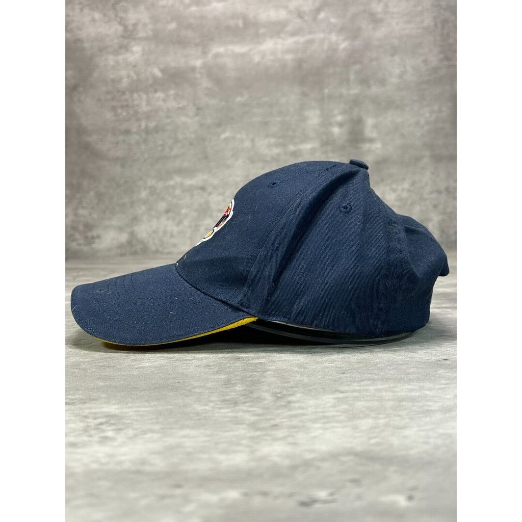 Vintage Miller Lite Embroidered Logo Beer Promo Snapback Hat OSFA Blue
